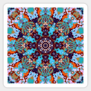 Turquoise mandala Sticker